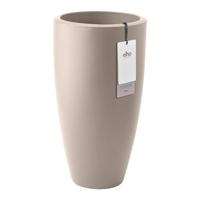 Elho June Round High 30 - Balanced beige - L 30 x B x H 53 cm - Binnen en Buiten - 100% gerecycled