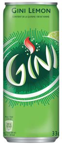 Gini frisdrank, blikje van 33 cl, pak van 24 stuks