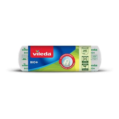 Vuilniszakken Vileda Ecobag 163223 Biologisch Afbreekbaar 20 L (15 Stuks)