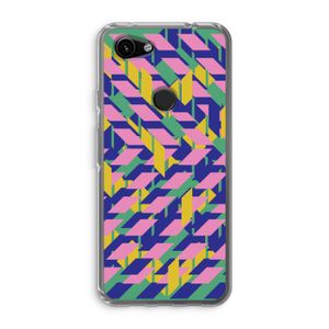 Skew Blush 1: Google Pixel 3a Transparant Hoesje
