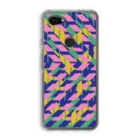 Skew Blush 1: Google Pixel 3a Transparant Hoesje