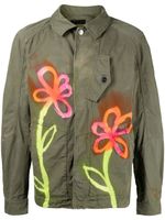 Stain Shade veste boutonnée à fleurs - Vert