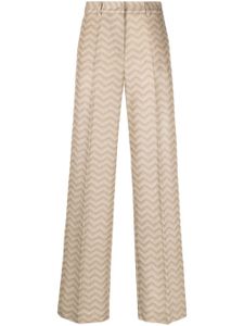 Missoni pantalon de jogging à motif zig-zag - Tons neutres