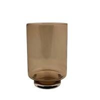 Vase The World Thames XS taupe Ø14 x H21 cm - 6 stuks