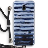 Verrassende lijnen: Samsung Galaxy J3 (2017) Transparant Hoesje met koord