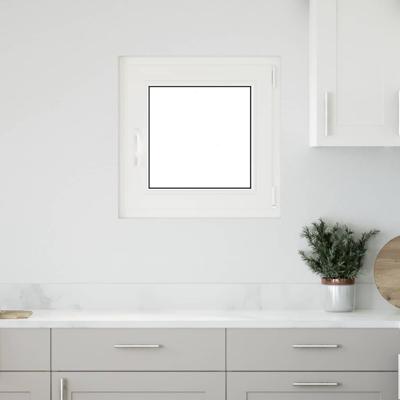 Kelderraam "RISOR" 50x50 cm draai-kiep DIN rechts wit