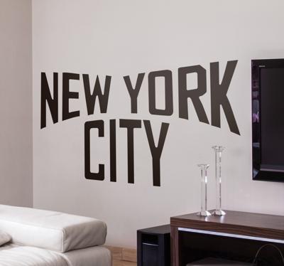 Muursticker New York City