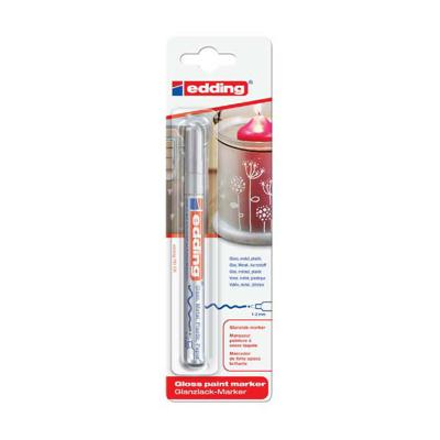 Quantore Viltstift edding lakmarker zilver