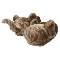 Dieren olifant pantoffels/sloffen voor volwassenen maat 42/44 42/44  - - thumbnail