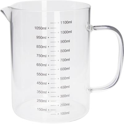 Maatbeker glas 1L