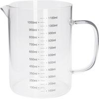 Maatbeker glas 1L