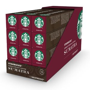 Starbucks® - Single-Origin Coffee Sumatra by Nespresso® Dark Roast - 12x 10 Capsules