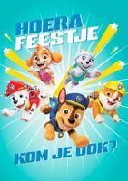 Wenskaart hallmark uitnodiging paw patrol 6 stuks