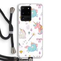 Fantasiewereld: Samsung Galaxy S20 Ultra Transparant Hoesje met koord Fantasiewereld: Samsung Galaxy S20 Ultra Transparant Hoesje met koord