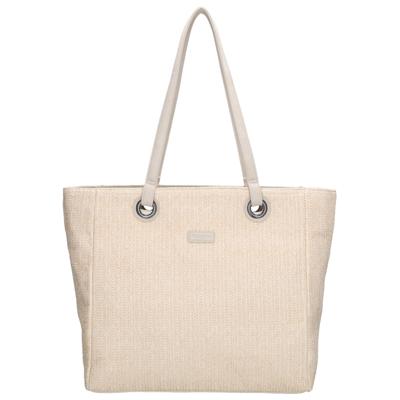 Beagles Rieten Shopper/Schoudertas Formentera Cream
