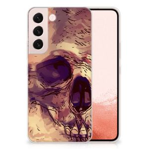 Silicone Back Case Samsung Galaxy S22 Skullhead