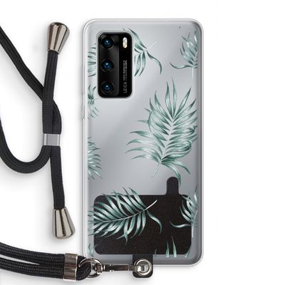 Simple leaves: Huawei P40 Transparant Hoesje met koord