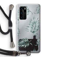 Simple leaves: Huawei P40 Transparant Hoesje met koord
