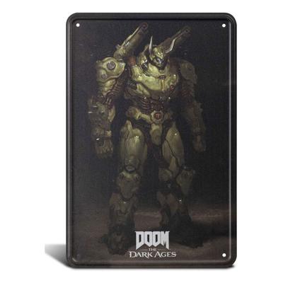 Doom The Dark Ages Metal Sign Atlan 20 x 30 cm