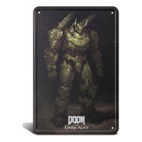 Doom The Dark Ages Metal Sign Atlan 20 x 30 cm