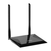 Edimax N300 draadloze router Fast Ethernet Single-band (2.4 GHz) Zwart - thumbnail