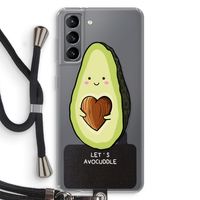 Avocuddle: Samsung Galaxy S21 Transparant Hoesje met koord