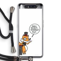 Geen Gezeik: Samsung Galaxy A80 Transparant Hoesje met koord