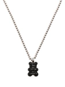 APM Monaco collier Mood Yummy Bear - Argent