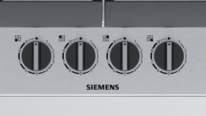 Siemens EC6A5PC90N kookplaat Roestvrijstaal Ingebouwd Gaskookplaat 4 zone(s)