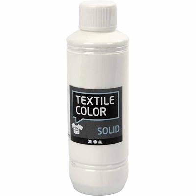 Creativ Company Dekkende textielverf - wit, 250ml