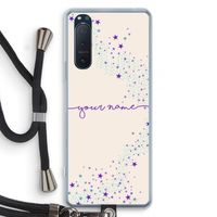 Sterren: Sony Xperia 5 II Transparant Hoesje met koord