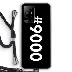 #9000: Oppo A94 5G Transparant Hoesje met koord