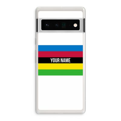 WK Wielrennen: Google Pixel 6 Pro Transparant Hoesje