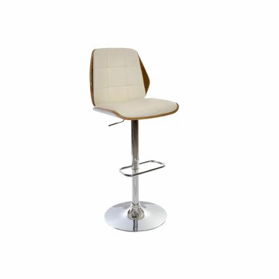 Kruk DKD Home Decor Bruin Crème Zilverkleurig 50 x 52 x 121 cm