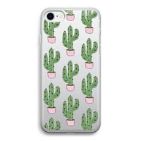 Cactus Lover: iPhone SE 2020 Transparant Hoesje