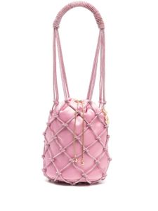 Rosantica sac seau Capri à ornements en cristal - Rose