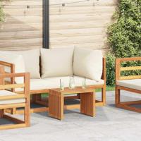 Tuin Bijzettafel Bruin 50 x 32.5 x 35 cm Massief teakhout