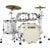 Tama MA42TZBNS-PWH Starclassic Maple Piano White 4d. shellset zwart vernikkelde hardware