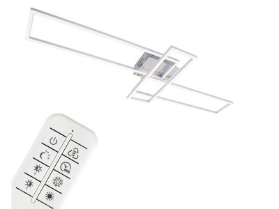 Briloner Plafondlamp (3-voudig rechthoekig (chroom))