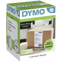 DYMO S0904980 Rol met etiketten 159 x 104 mm Papier Wit 220 stuk(s) Permanent hechtend Verzendetiketten