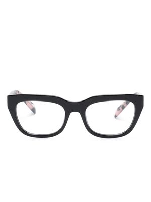 Prada Eyewear lunettes de vue à monture papillon - Noir