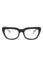 Prada Eyewear tortoiseshell-detail cat-eye glasses - Noir