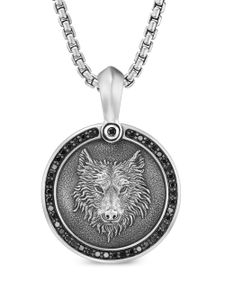 David Yurman pendentif Wolf en argent sterling