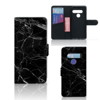 LG G8s Thinq Bookcase Marmer Zwart - Origineel Cadeau Vader - thumbnail