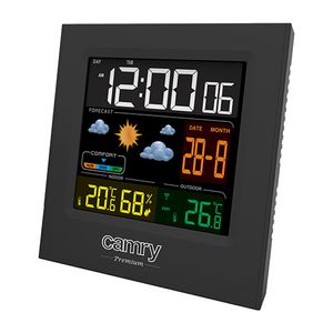 Camry Premium CR 1166 digitale weerstation Zwart AC/Batterij