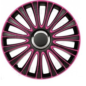 Wieldoppenset LeMans 16-inch zwart/roze PP5136P