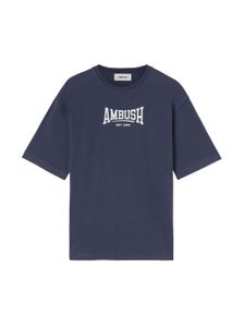 AMBUSH t-shirt en coton biologique à logo imprimé - Bleu