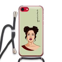 Pop-Art Creator: iPhone SE 2020 Transparant Hoesje met koord