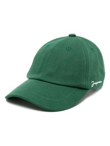 Jacquemus casquette La Casquette à logo brodé - Vert