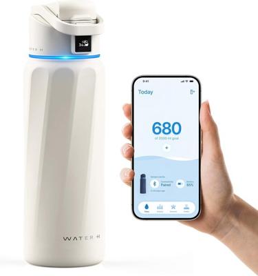 WaterH Boost Slimme Waterfles Wit
